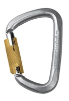 Карабин Singing Rock D steel connector / triple lock K4081ZO